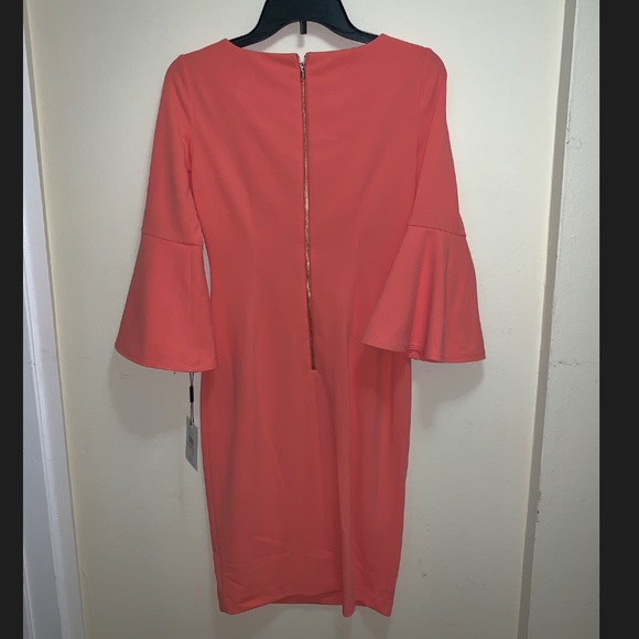 Calvin Klein Bell Sleeve Dress - Picture 4 of 5